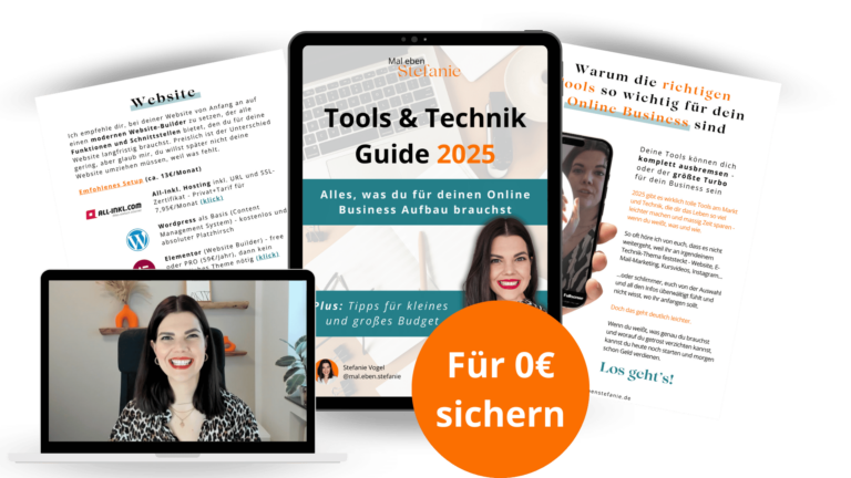 Sämtliche Tools & Technik für deinen online Business Aufbau